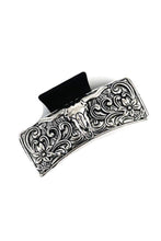 Load image into Gallery viewer, Snowing West - WESTERN STEER HEAD STYLE CASTING HAIR CLAW: Silver