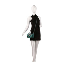 Load image into Gallery viewer, Handbag Factory Corp - Western Design Petite Crossbody Sling: Dark Brown///