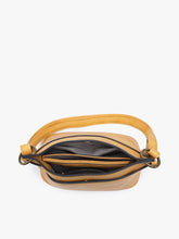 Load image into Gallery viewer, Jen &amp; Co. - Sutton Distressed 3 Compartment Crossbody | M2856: Black