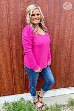 Load image into Gallery viewer, Sterling Kreek - Something Classy Pink Top: L