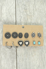 Load image into Gallery viewer, SP Sophia Collection - Assorted Texture Earring Set Featuring Hoop and Studs///