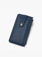 Load image into Gallery viewer, Jen &amp; Co. - Mae RFID Multi-Card Wallet w/ Strap Snap Closure | WL2541RF : Dark Purple
