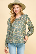 Load image into Gallery viewer, Floral Printed with Ruffled Sleeves ###