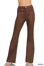 Load image into Gallery viewer, HIGH-RISE BOOTCUT COLOR DENIM PANTS ###