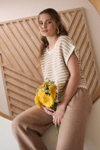 Load image into Gallery viewer, Blu Pepper - HIGH WAIST DRAWSTRING WIDE LEG LOUNGE PANTS (PRE-ORDER//////): OATMEAL