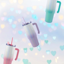 Load image into Gallery viewer, Hogg Outfitters - 30oz SUBLIMATION HOLOGRAPHIC GRIPPY TUMBLER: Ombre ///Pink