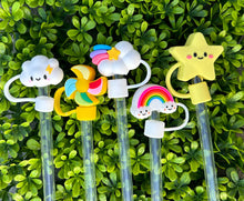 Load image into Gallery viewer, JILLIAN INK LLC - Sunshiney Days Straw Toppers Set of 5 ///