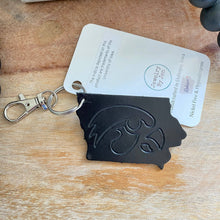 Load image into Gallery viewer, Jewelry By Jen - Iowa Hawkeyes Embossed Keychain ///