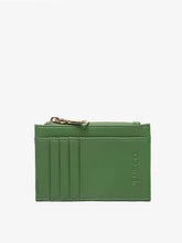 Load image into Gallery viewer, Jen &amp; Co. - Sia Zip Card Holder Wallet – Compact Vegan Leather | WL1991 : Cheetah-Rose