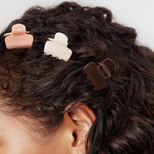 Load image into Gallery viewer, KITSCH - Recycled Plastic Mini Cloud Claw Clips 8pc Set - Rosewood ///