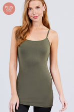 Load image into Gallery viewer, Active Basic | Active USA - [PLUS SIZE] Basic Tunic Cami w/adjustable Spaghetti Straps: Tel-Dusk Teal / 3XL