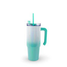 Load image into Gallery viewer, Hogg Outfitters - 30oz SUBLIMATION HOLOGRAPHIC GRIPPY TUMBLER: Ombre ///Pink