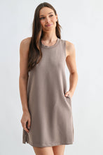 Load image into Gallery viewer, Mono B - Laguna Scuba Shift Dress: PLUM PINK / S:M:L (2:2:2)
