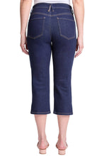 Load image into Gallery viewer, RFM - Essential High Rise Capri: Dark Rinse / 9/29
