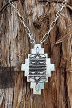 Load image into Gallery viewer, Sterling Kreek - Stitched In Aztec Necklace ///
