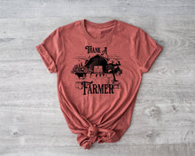 Load image into Gallery viewer, Fox and Owl Apparel - Thank a Farmer Rust Western Graphic Tee Free Shipping: //b2X
