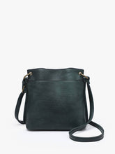 Load image into Gallery viewer, Jen &amp; Co. - Sutton Distressed 3 Compartment Crossbody | M2856: Black