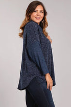Load image into Gallery viewer, Chris &amp; Carol Apparel - Plus Knit Turtle Neck Top: MOCHA / 3X ///