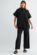 Load image into Gallery viewer, Mono B - Malibu Wide-Leg Fleece Pants: ELDERGREEN / S:M:L (2:2:2)