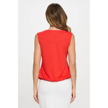 Load image into Gallery viewer, Perseption - ZIPPER FRONT TANK TOP: Palace Blue / S-M-L-XL(1-2-2-1)