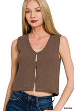 Load image into Gallery viewer, 42POPS - ..0810 Hook &amp; Eye Sweater Vest SI-26656: OFF WHITE-171176 / M