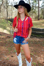 Load image into Gallery viewer, Merigold Kiss - MK073 Missing Piece Cutout V-Neck Tee - 7 Colors: Pink / XL///