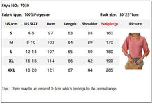 Load image into Gallery viewer, Women's Ruffled Split Sleeve V-Neck Casual Flowing Chiffon Top: Rose red / ///100%Polyetser / S