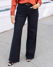 Load image into Gallery viewer, Grace and Lace - Fab-Fit Work Pant - Wide Leg in Black: Black / 14 ///