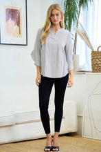 Load image into Gallery viewer, Doe and Rae - Ruffleed Open Sleeve Blouse - 14679T: Coral / L ///