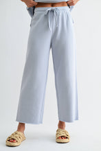 Load image into Gallery viewer, Mono B - Malibu Wide-Leg Fleece Pants: ELDERGREEN / S:M:L (2:2:2)