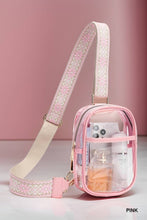 Load image into Gallery viewer, 42POPS - .._ SI-26027 Clear Sling Bag With Guitar Strap: BROWN-166357 / OS