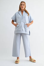 Load image into Gallery viewer, Mono B - Malibu Wide-Leg Fleece Pants: ELDERGREEN / S:M:L (2:2:2)