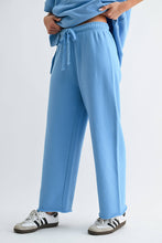 Load image into Gallery viewer, Mono B - Malibu Wide-Leg Fleece Pants: ELDERGREEN / S:M:L (2:2:2)