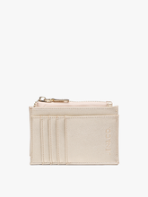 Load image into Gallery viewer, Jen &amp; Co. - Sia Zip Card Holder Wallet – Compact Vegan Leather | WL1991 : Cheetah-Rose