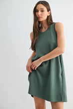 Load image into Gallery viewer, Mono B - Laguna Scuba Shift Dress: PLUM PINK / S:M:L (2:2:2)