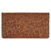 Load image into Gallery viewer, Christian Art Gifts - Checkbook Wallet Brown All Things Phil. 4:13