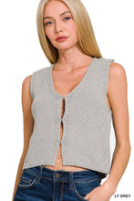 Load image into Gallery viewer, 42POPS - ..0810 Hook &amp; Eye Sweater Vest SI-26656: OFF WHITE-171176 / S
