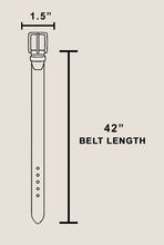 Load image into Gallery viewer, Anarchy Street - Studded Western Trim Faux Leather Wavy Belt: BK ///