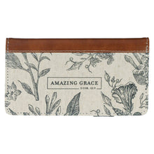 Load image into Gallery viewer, Christian Art Gifts - Checkbook Wallet Amazing Grace 2 Cor. 12:9
