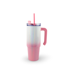 Load image into Gallery viewer, Hogg Outfitters - 30oz SUBLIMATION HOLOGRAPHIC GRIPPY TUMBLER: Ombre ///Pink