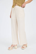 Load image into Gallery viewer, Blu Pepper - HIGH WAIST DRAWSTRING WIDE LEG LOUNGE PANTS (PRE-ORDER//////): OATMEAL