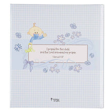 Load image into Gallery viewer, Christian Art Gifts - Memory Book Our Baby Boy Padded Hardcover ///
