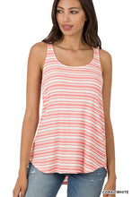 Load image into Gallery viewer, RIBBED STRIPED SLEEVELESS TOP tank **