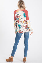 Load image into Gallery viewer, SOUTHWESTERN PRINT SWEATER ***