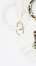 Load image into Gallery viewer, Farrah Leopard Key Ring Wallet Bracelet Combo ***