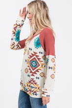 Load image into Gallery viewer, SOUTHWESTERN PRINT SWEATER ***