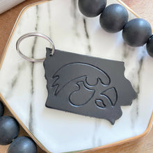 Load image into Gallery viewer, Jewelry By Jen - Iowa Hawkeyes Embossed Keychain ///