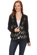 Load image into Gallery viewer, ZigZag Gold Stripe Metallic Blazer Jacket **