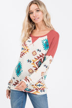 Load image into Gallery viewer, SOUTHWESTERN PRINT SWEATER ***