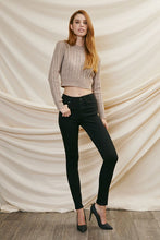 Load image into Gallery viewer, High Rise Basic Ankle Skinny Jeans - KC6009BK **